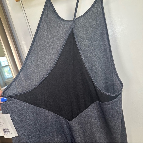 Beyond Yoga Y Tank Top. Size: Medium. Color: Heather Gray. NWT. - Picture 5 of 8